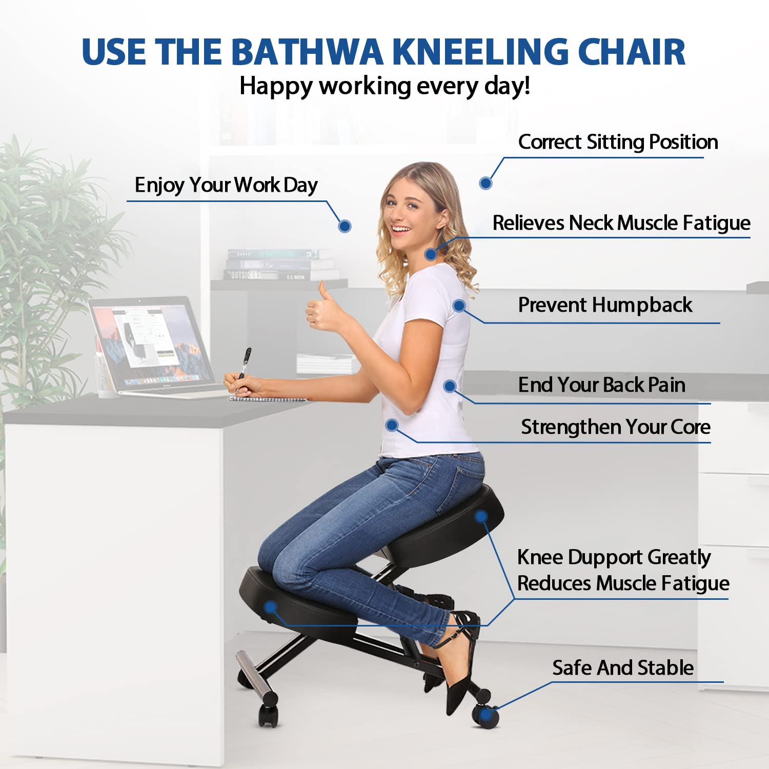 Ofis İçin Ergonomik Diz Çökme  - Home Improvement In Usa incelemesi ve fiyatı